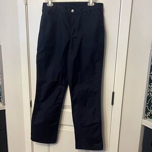 Carhartt Women's Navy Canvas Carpenter Boot Cut Pants